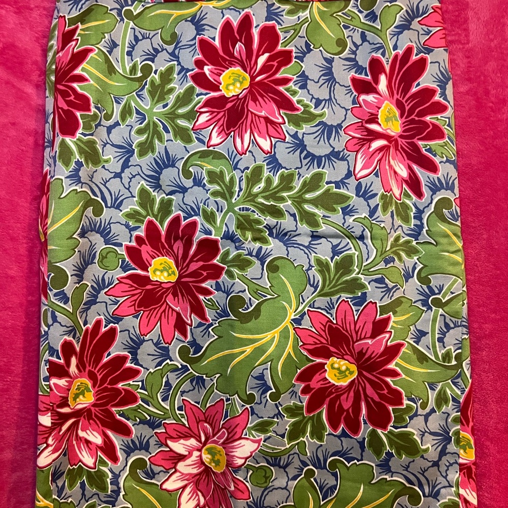Talbots Floral Pencil Skirt